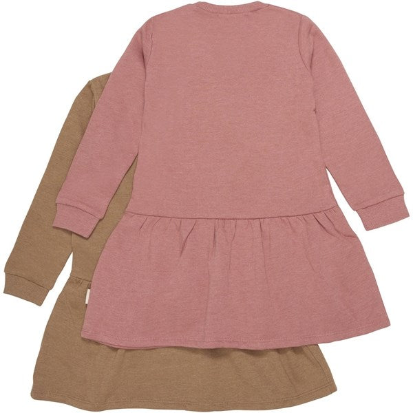 Minymo Canyon Rose Sweat Kjole 2-pak