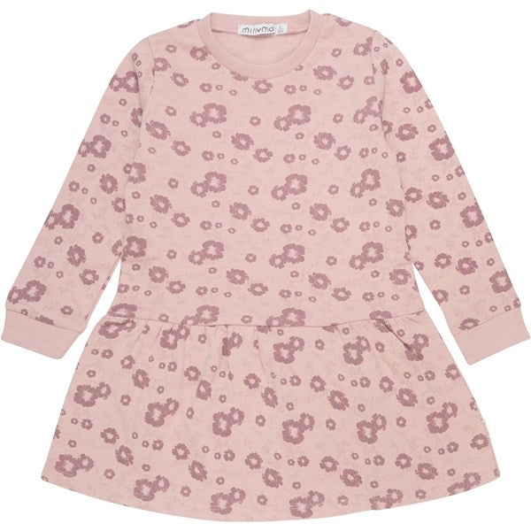 Minymo Misty Rose Sweat Kjole 2-pak