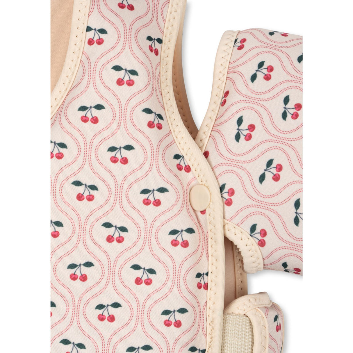 Konges Sløjd Cherry Pink Motif Hollis Svømmevest med Vinger