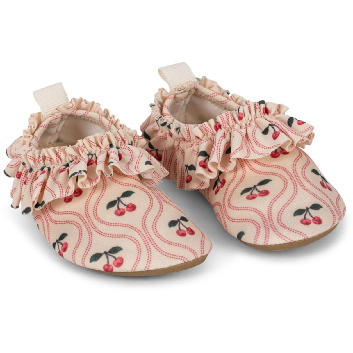Konges Sløjd Cherry Pink Motif Merle Flæse Badesko