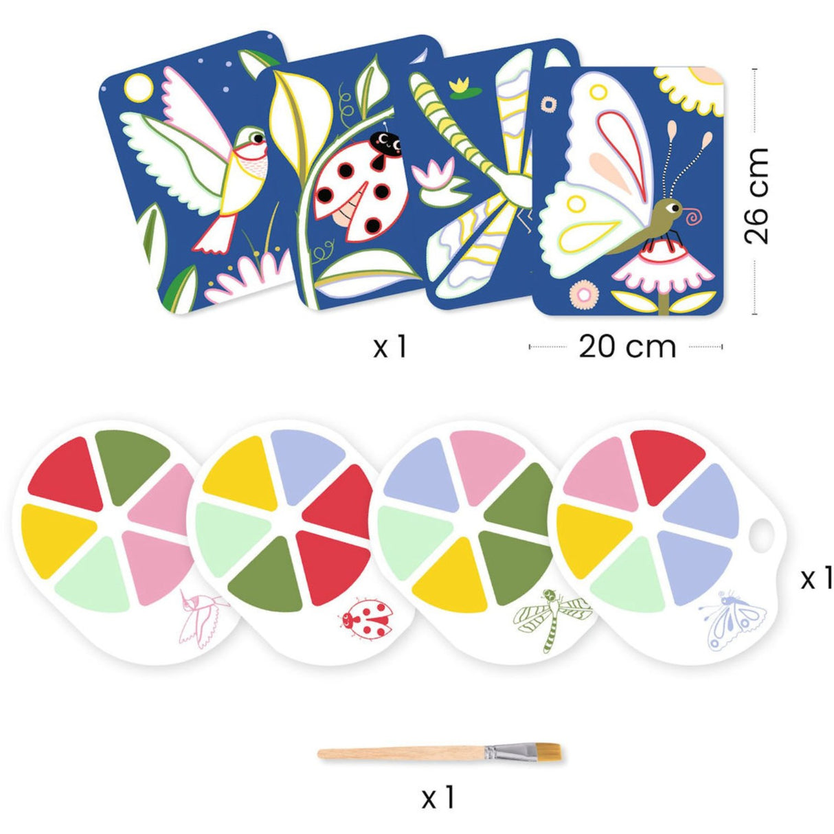 Djeco Kreativ Maleri, Kryb & Kravl