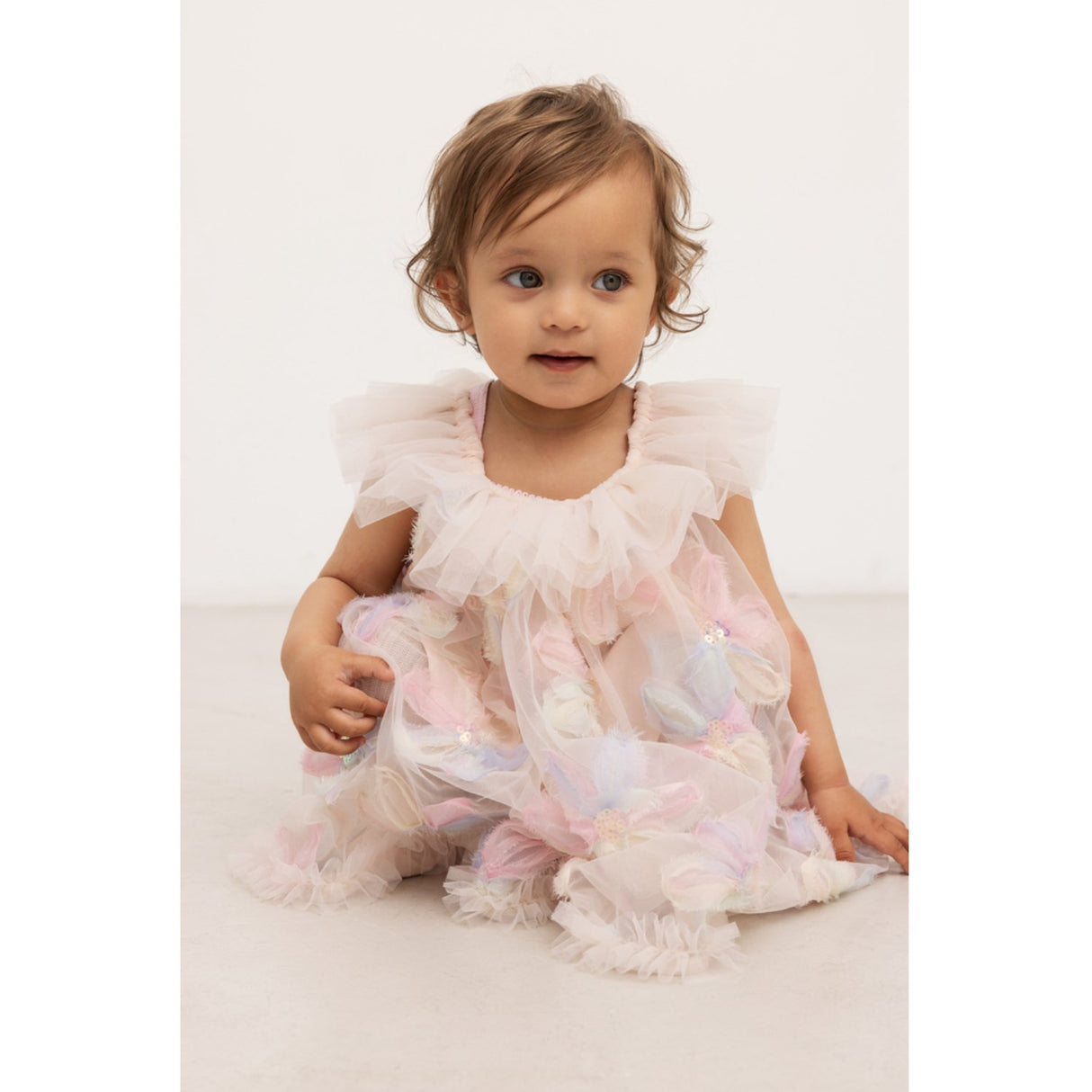 MarMar Flower Tulle Rainbow Tulle Daja Kjole