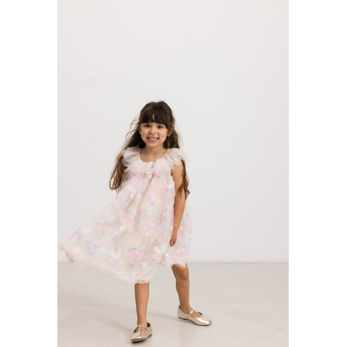 MarMar Flower Tulle Rainbow Tulle Daja Kjole