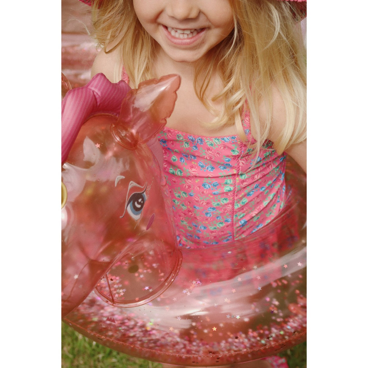 Konges Sløjd Pink Swim Ring Horn Stars