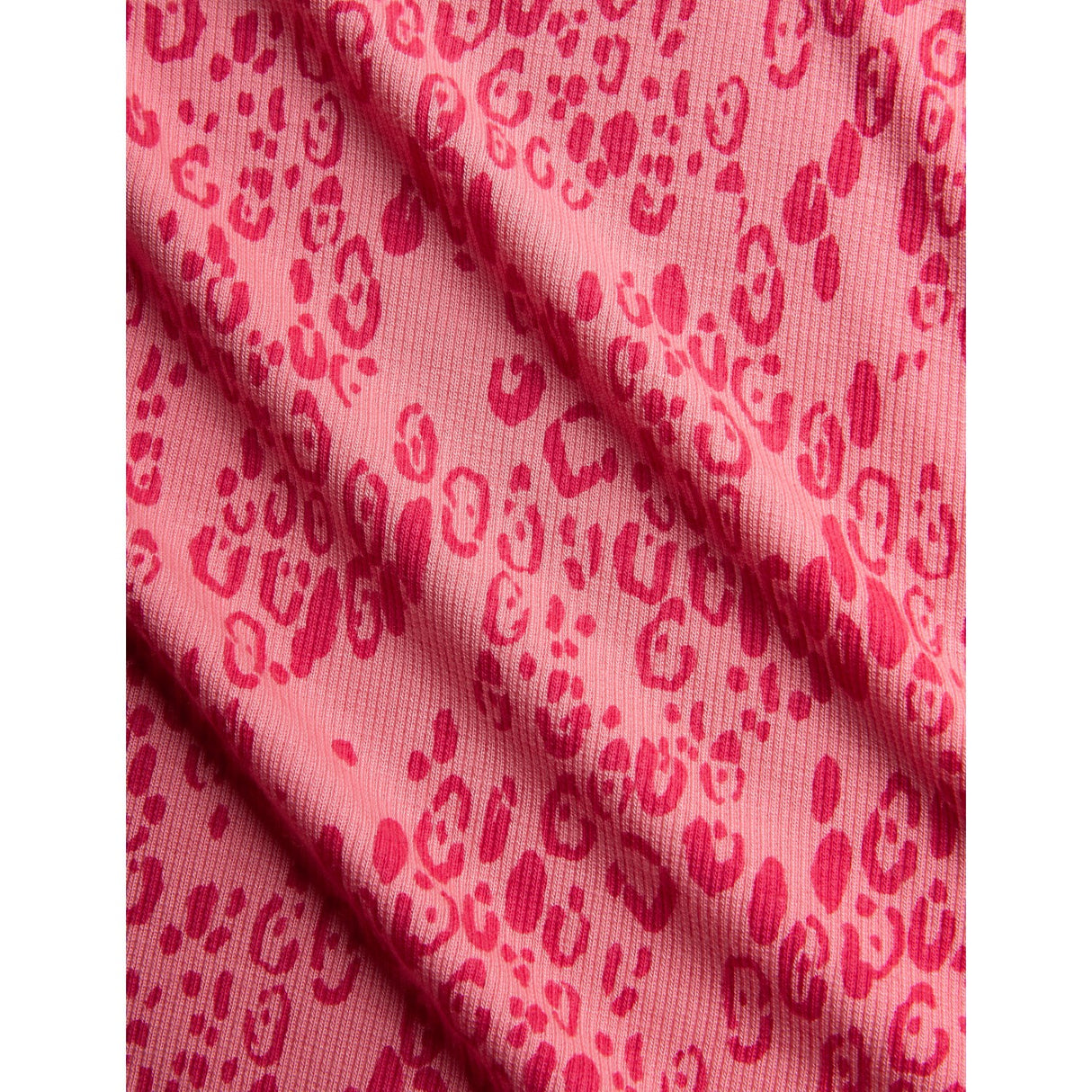 Mini Rodini Pink Mini Leopard AOP Ss Tee