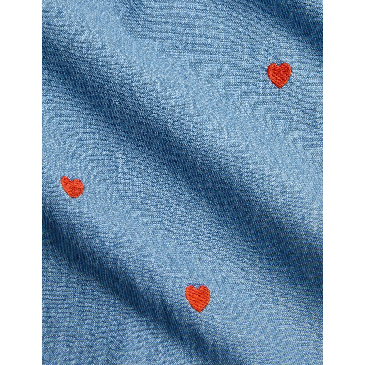 Mini Rodini Blue Mini Hearts Aoe Woven Trousers