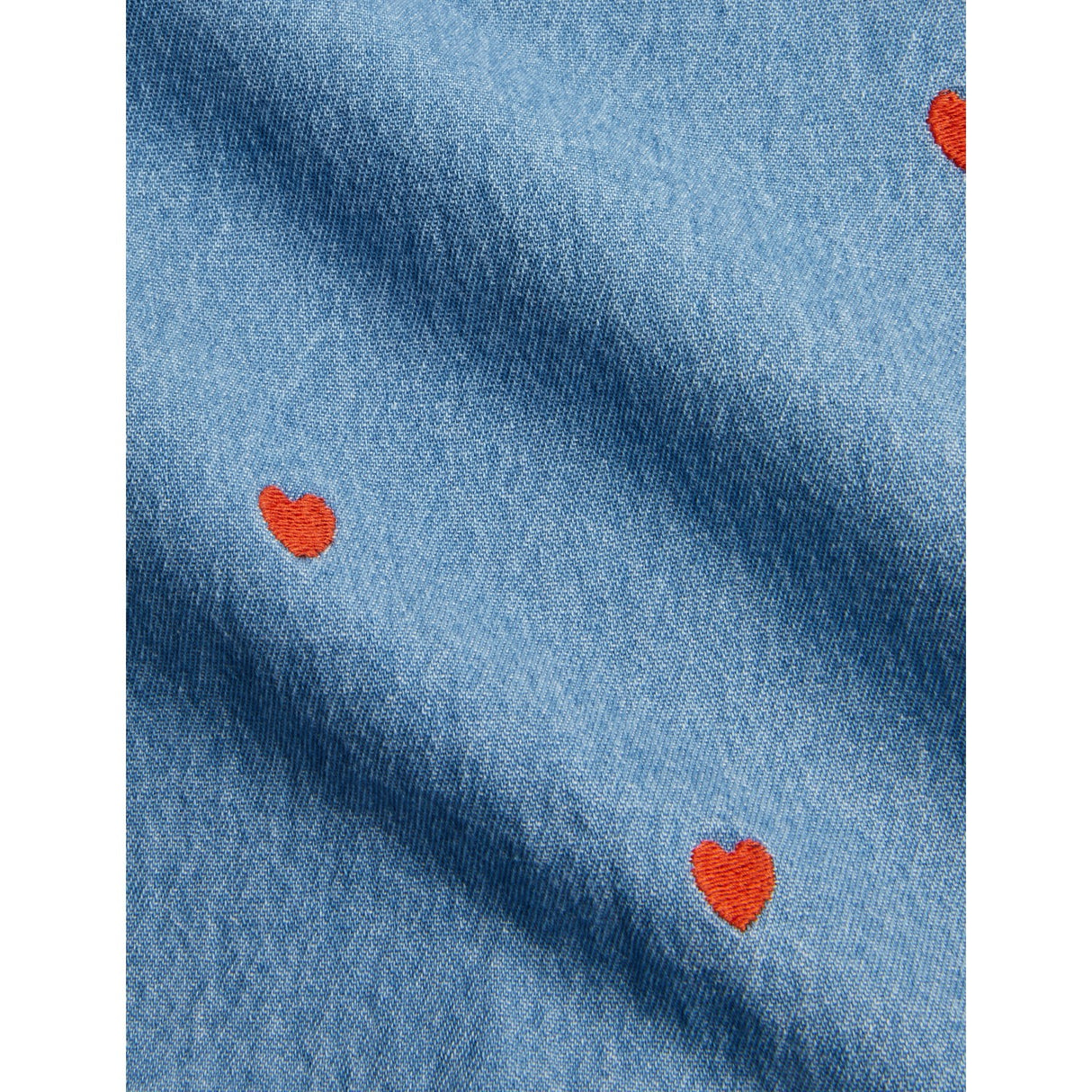 Mini Rodini Blue Mini Hearts Aoe Woven Kjole