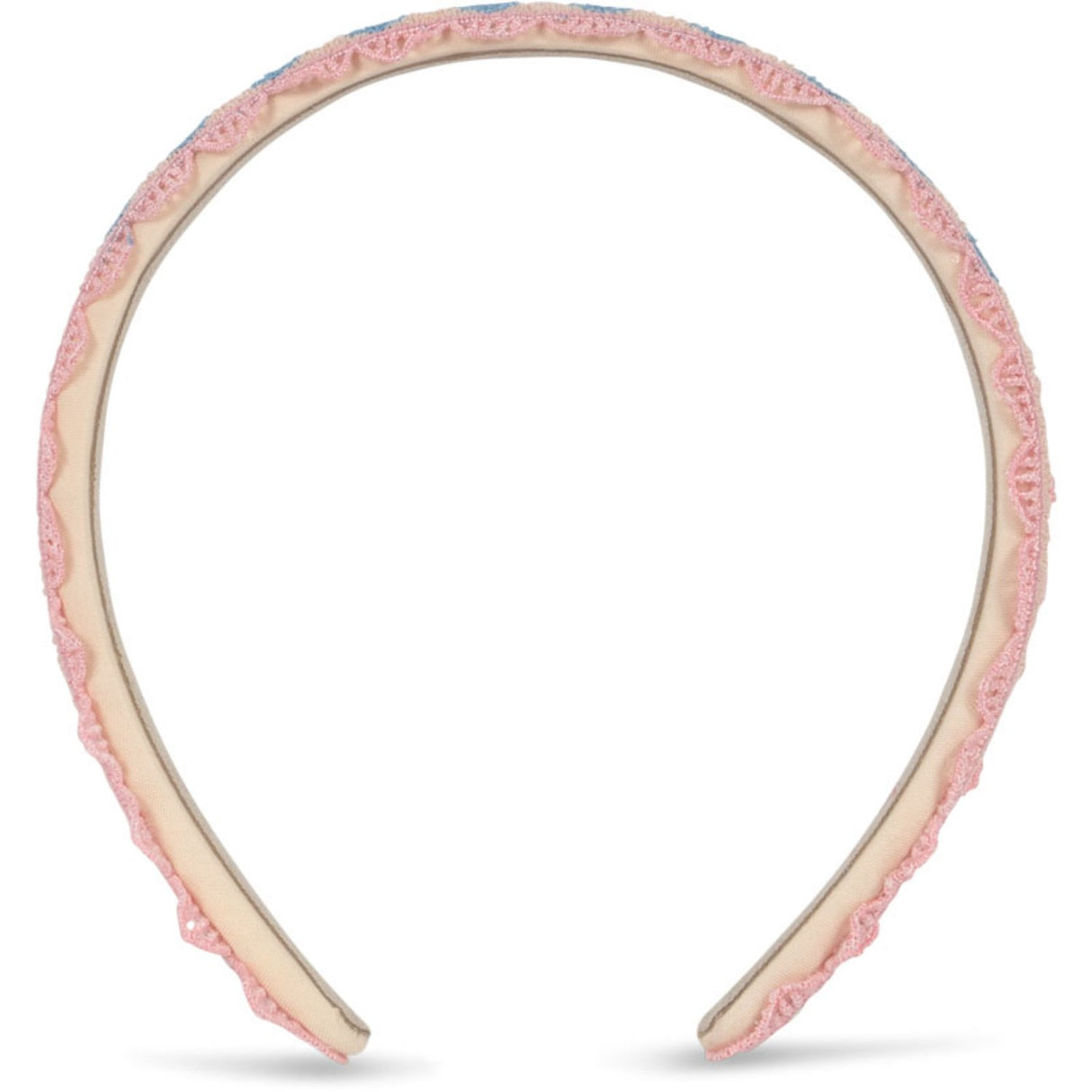 Konges Sløjd Buttercream Heart Embroidery Hårbøjle