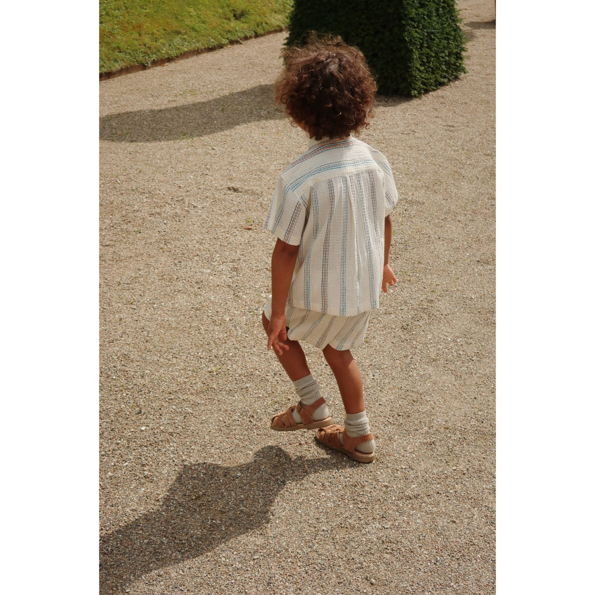 Konges Sløjd Antique White Vincent Shorts GOTS