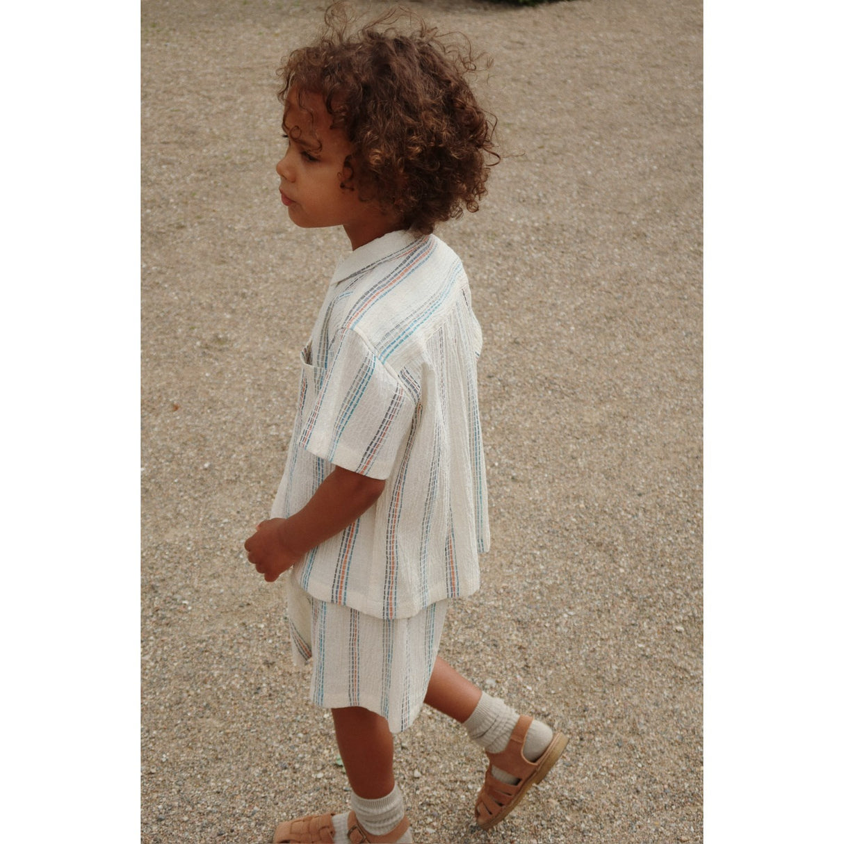 Konges Sløjd Antique White Vincent Shorts GOTS