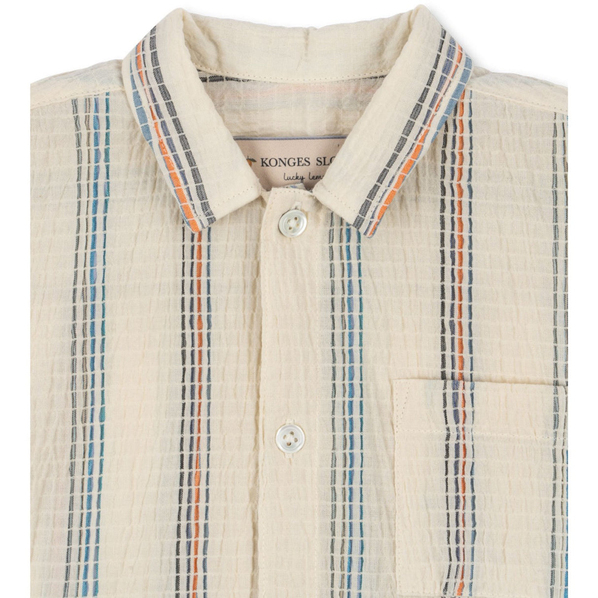 Konges Sløjd Antique White Vincent Ss Skjorte GOTS