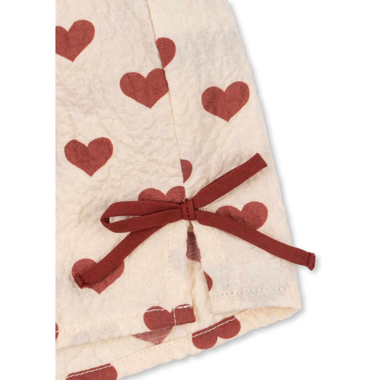 Konges Sløjd Amour Rouge Ava Slit Shorts GOTS