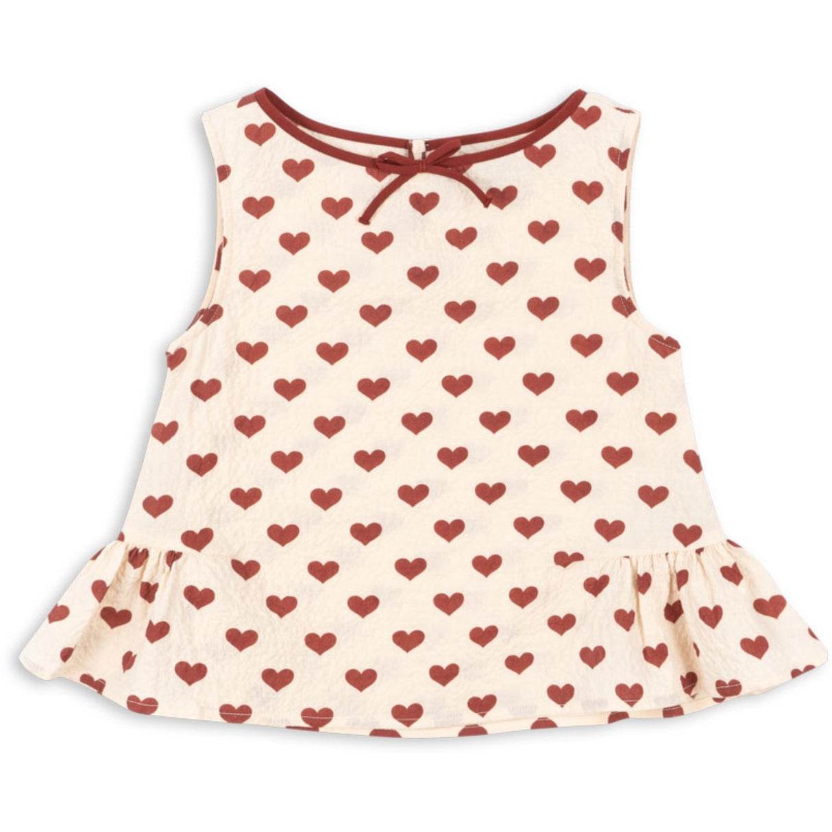 Konges Sløjd Amour Rouge Ava Top GOTS