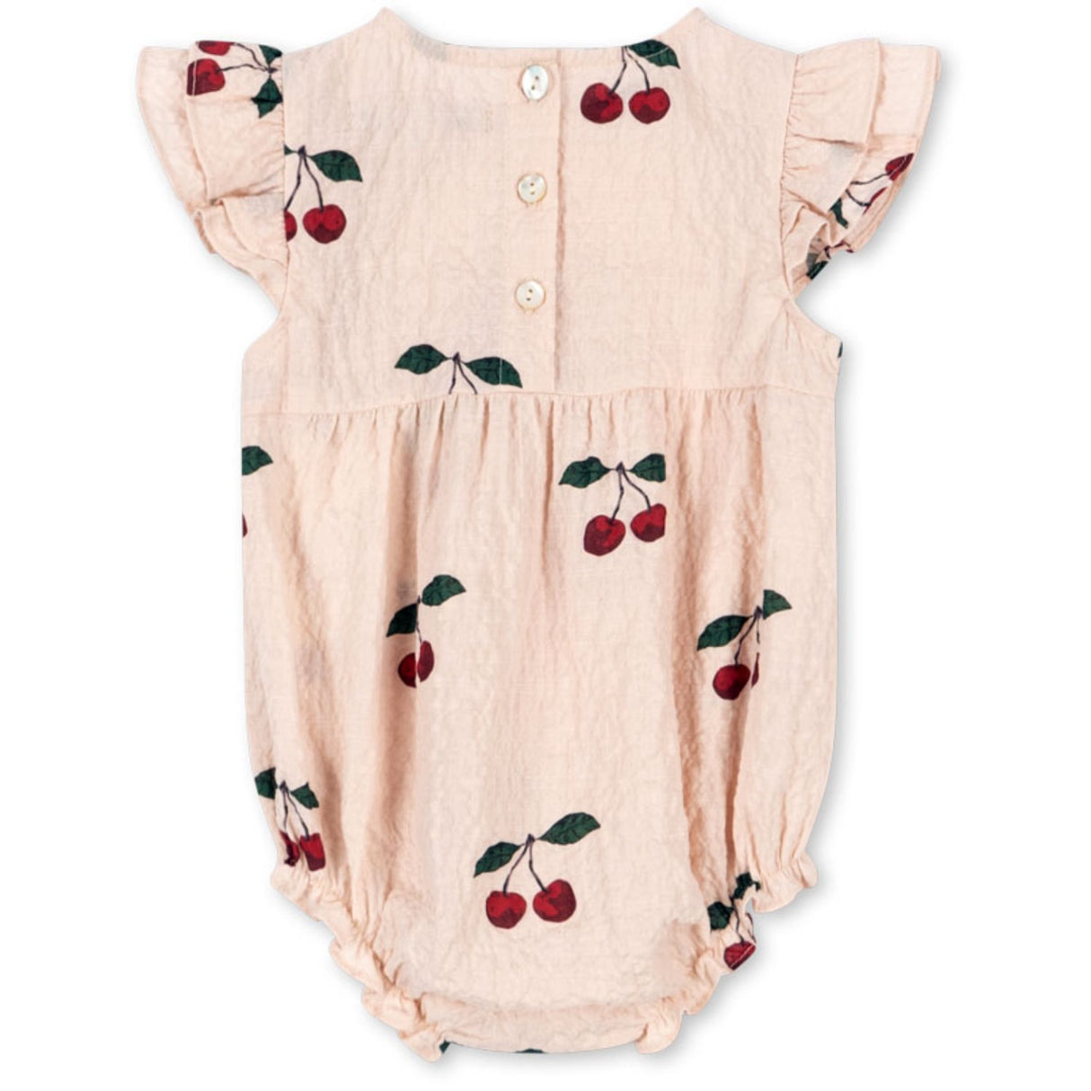 Konges Sløjd Ma Grande Cerise Pink Elin Romper GOTS