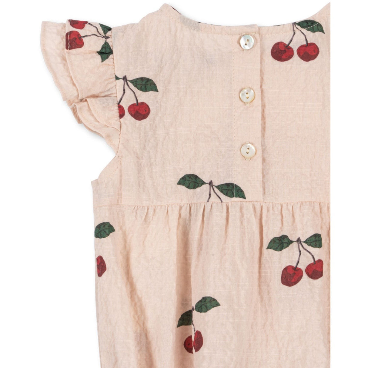 Konges Sløjd Ma Grande Cerise Pink Elin Romper GOTS