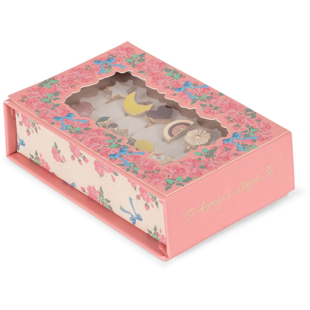 Konges Sløjd Multi Farve Ring Sæt 12 stk.