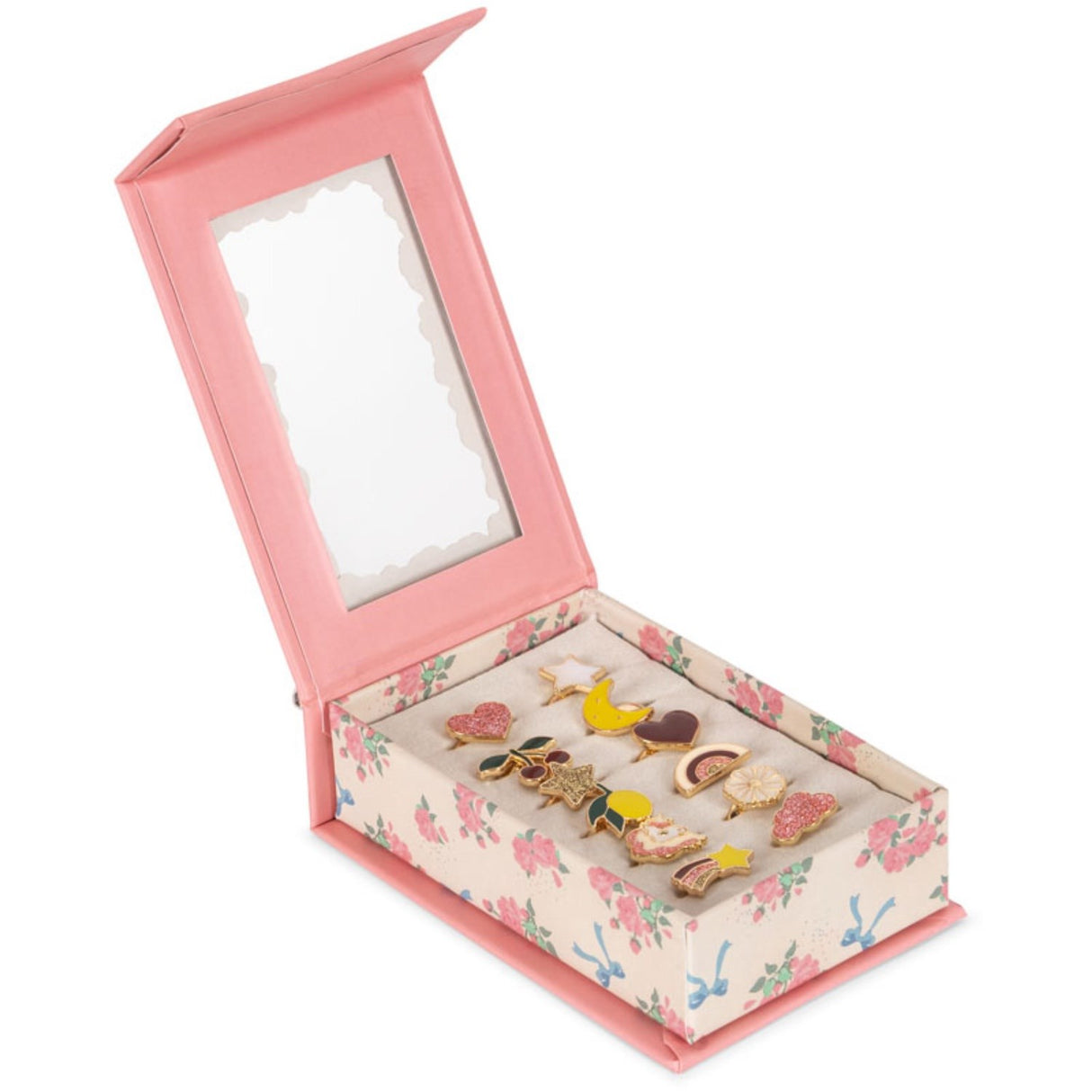 Konges Sløjd Multi Farve Ring Sæt 12 stk.