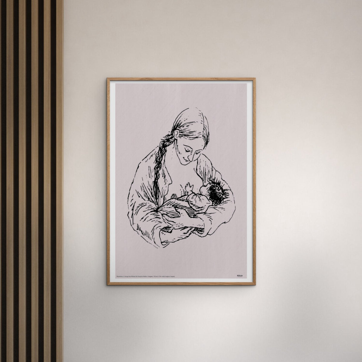 Poster & Frame Astrid Lindgren - Mom - Ronja The Robbers Daughter