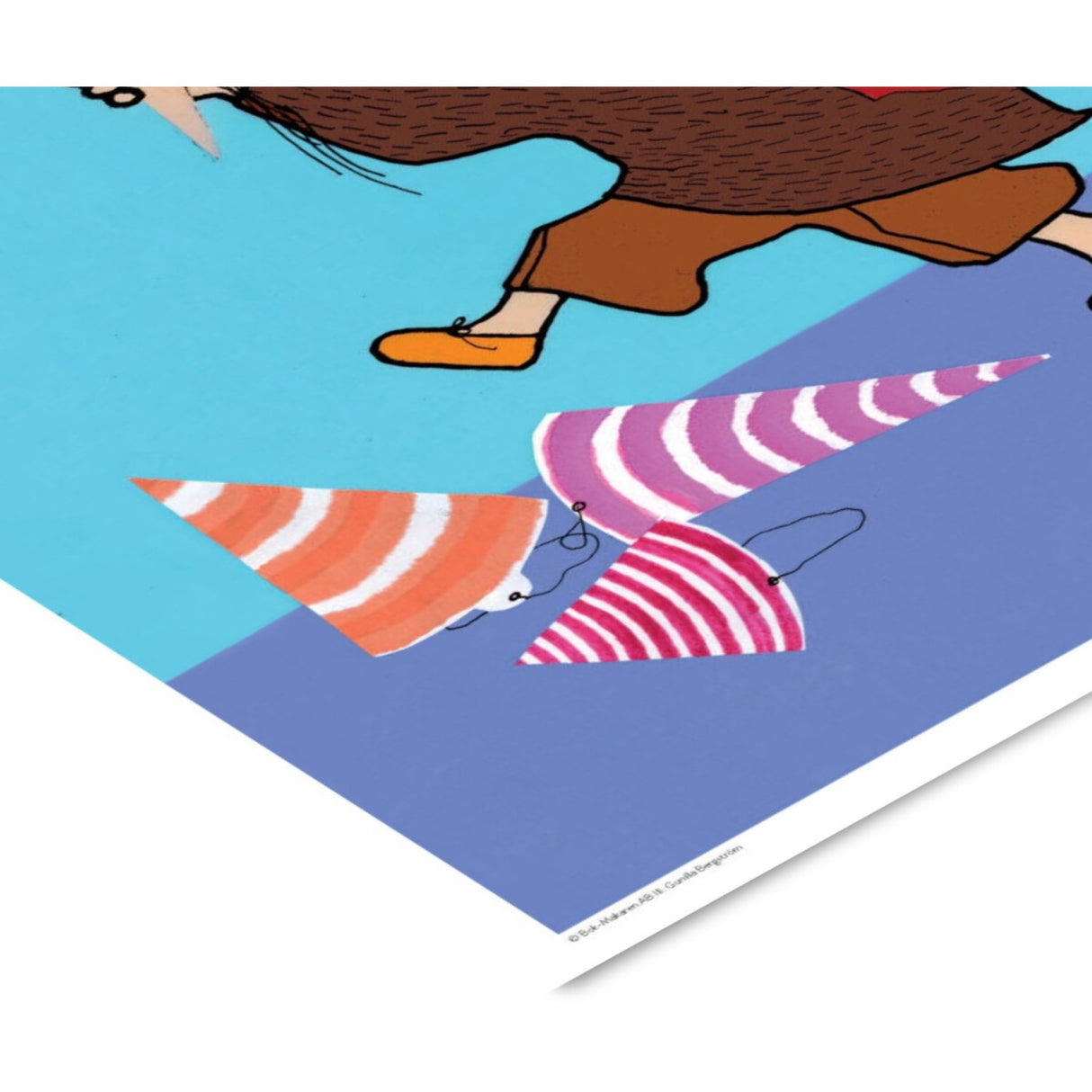 Poster & Frame Alfons Åberg - Fødselsdagsfest - Balloner