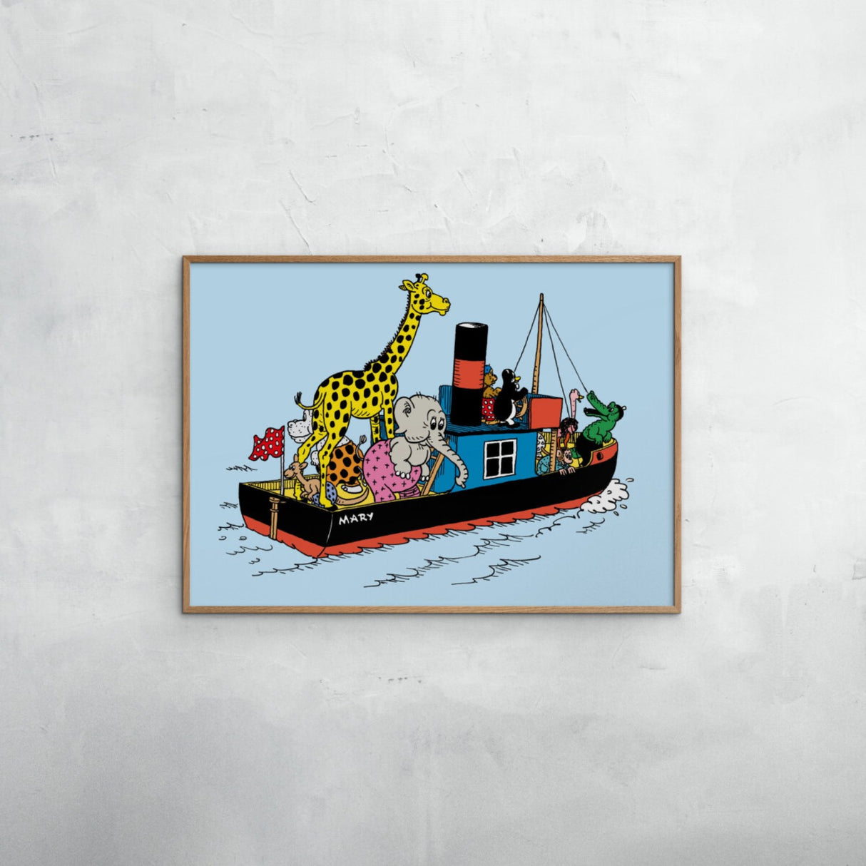 Poster & Frame Rasmus Klump - Vennerne På Mary