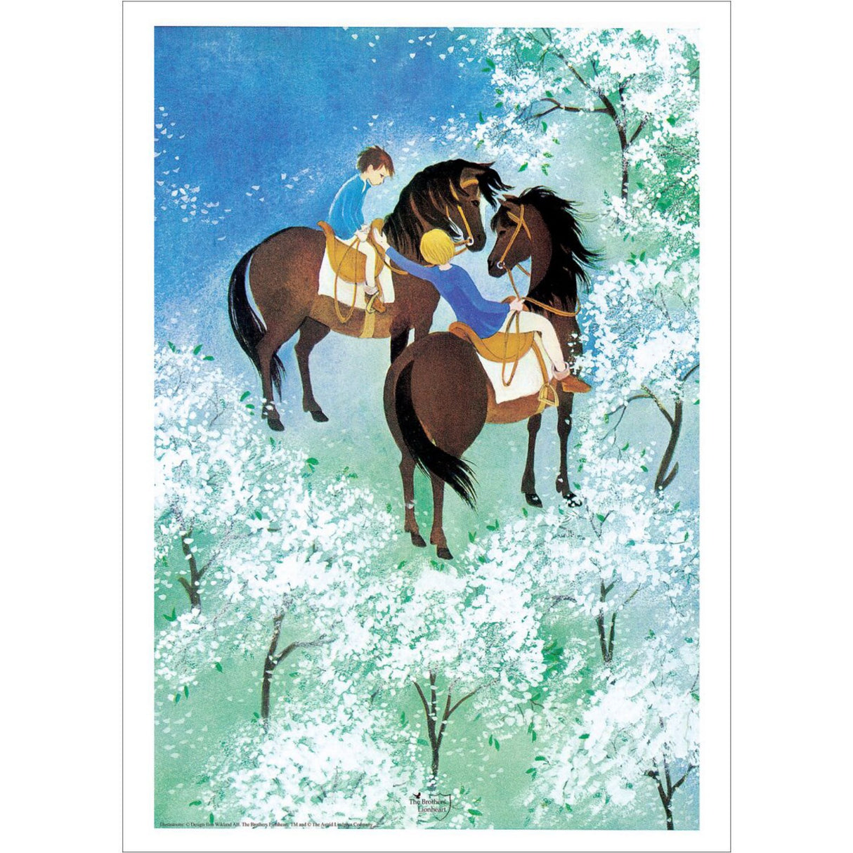 Poster & Frame Astrid Lindgren - Riding - The Brothers Lionheart