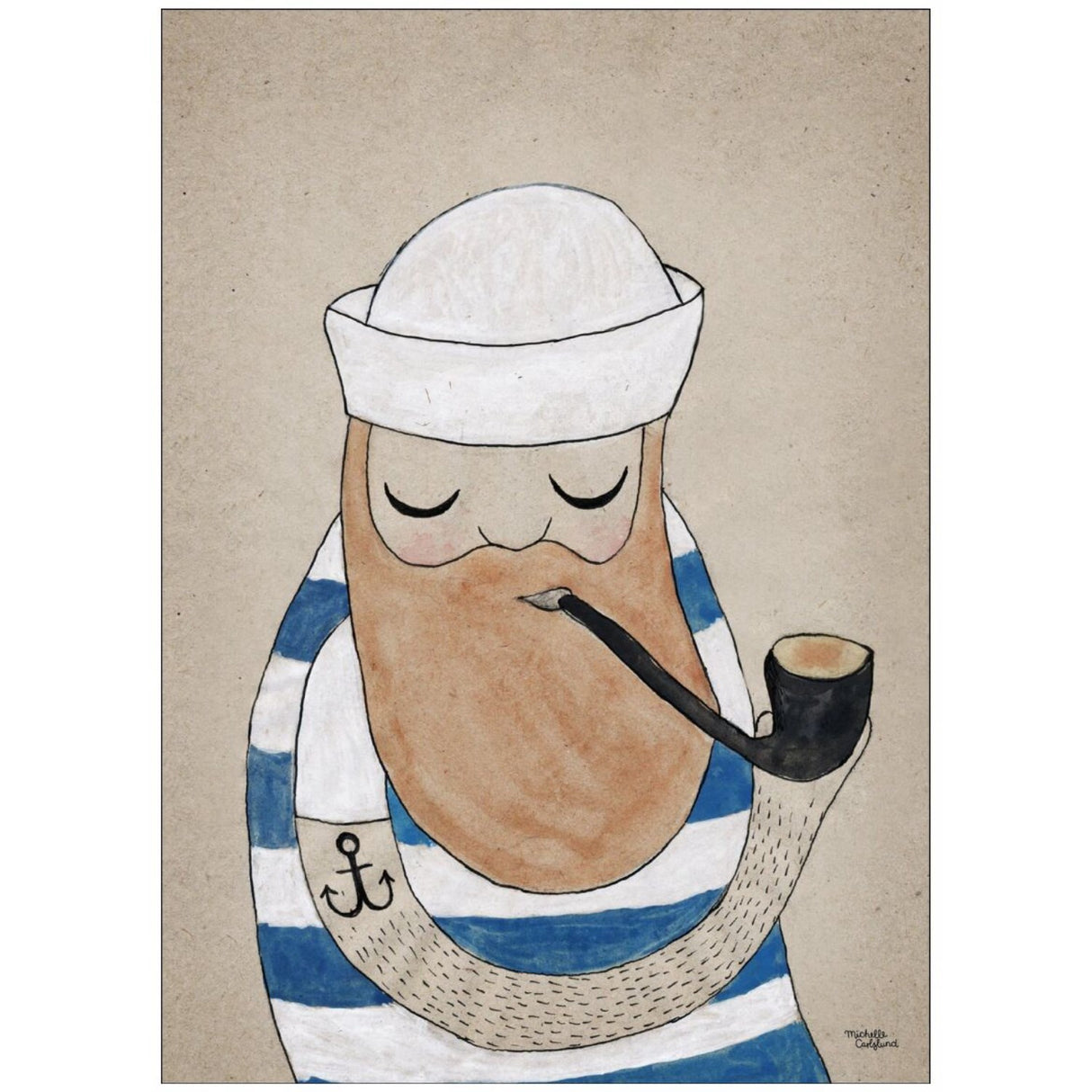 Poster & Frame Michelle Carlslund - Kids - Sailor