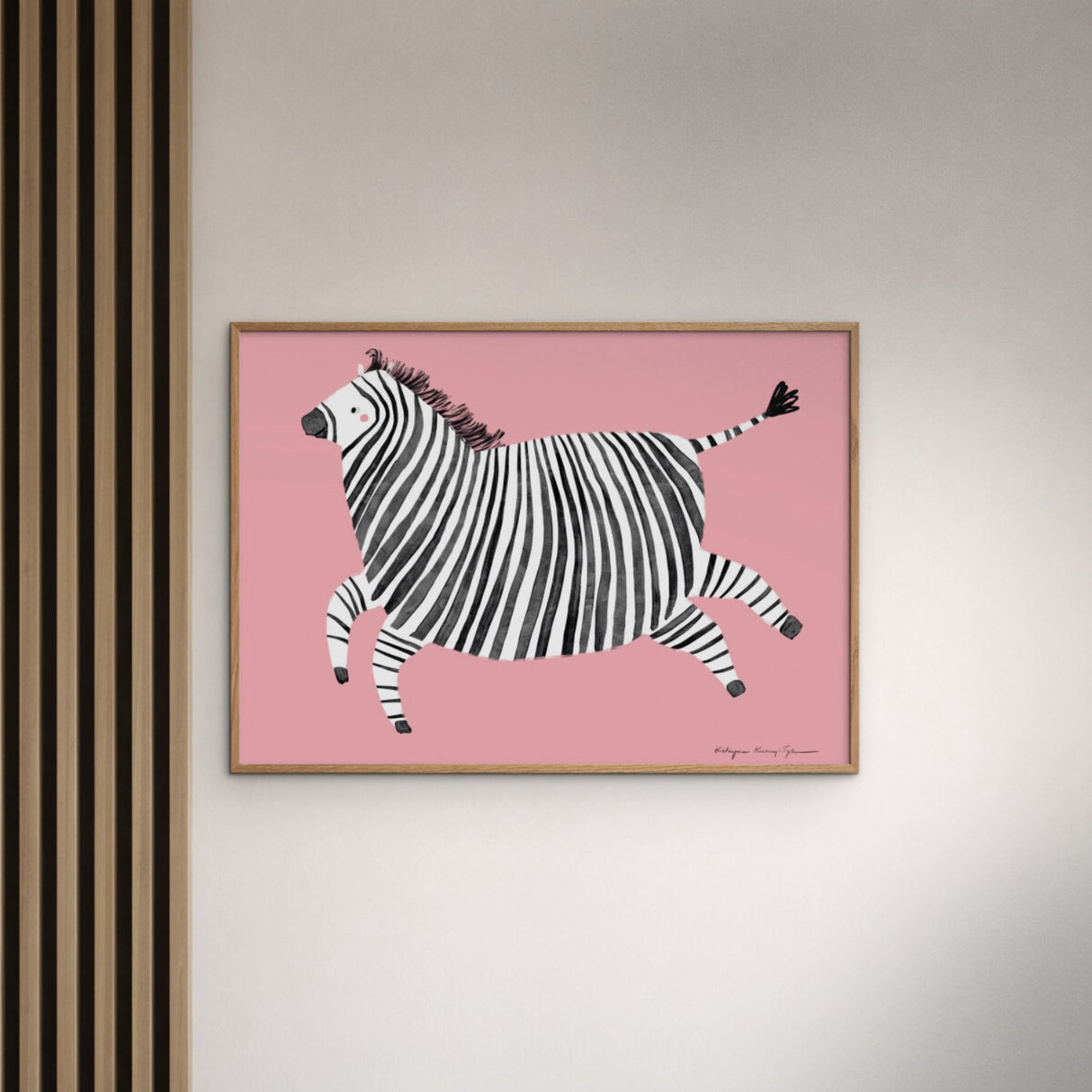 Poster & Frame Wild Apple - Zebra