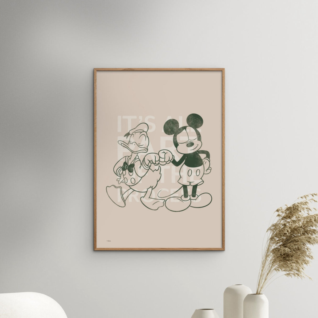 Poster & Frame Disney - It's All Part Of The Process