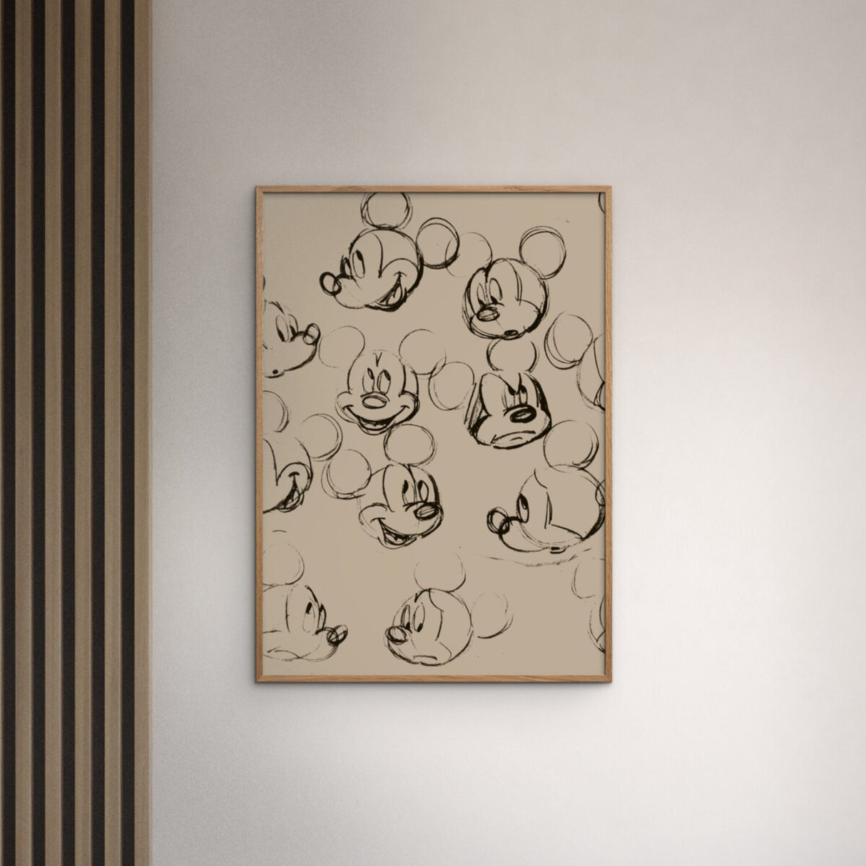 Poster & Frame Disney - Mickey Vintage Drawing No. 01