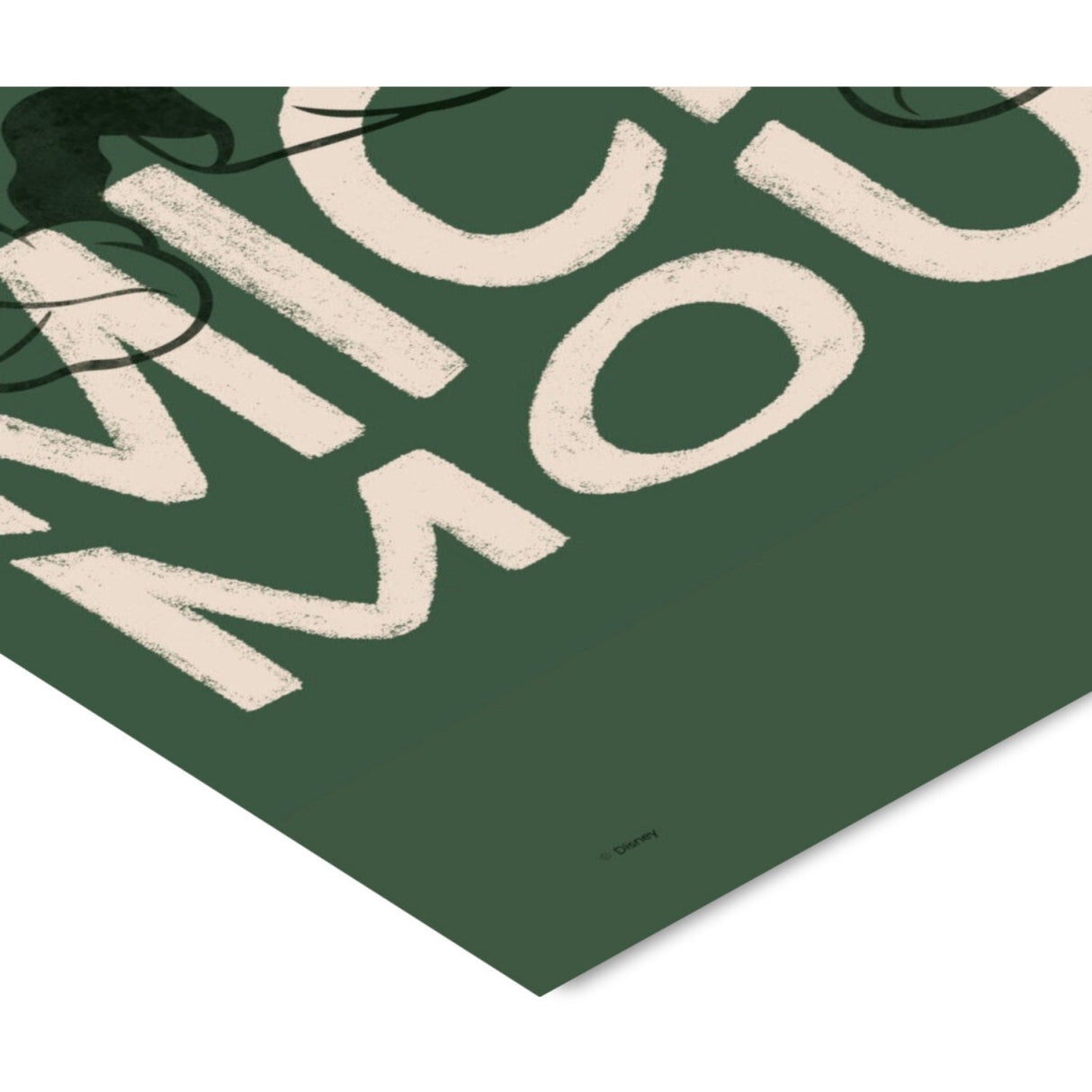 Poster & Frame Disney - Wavy Mickey Green