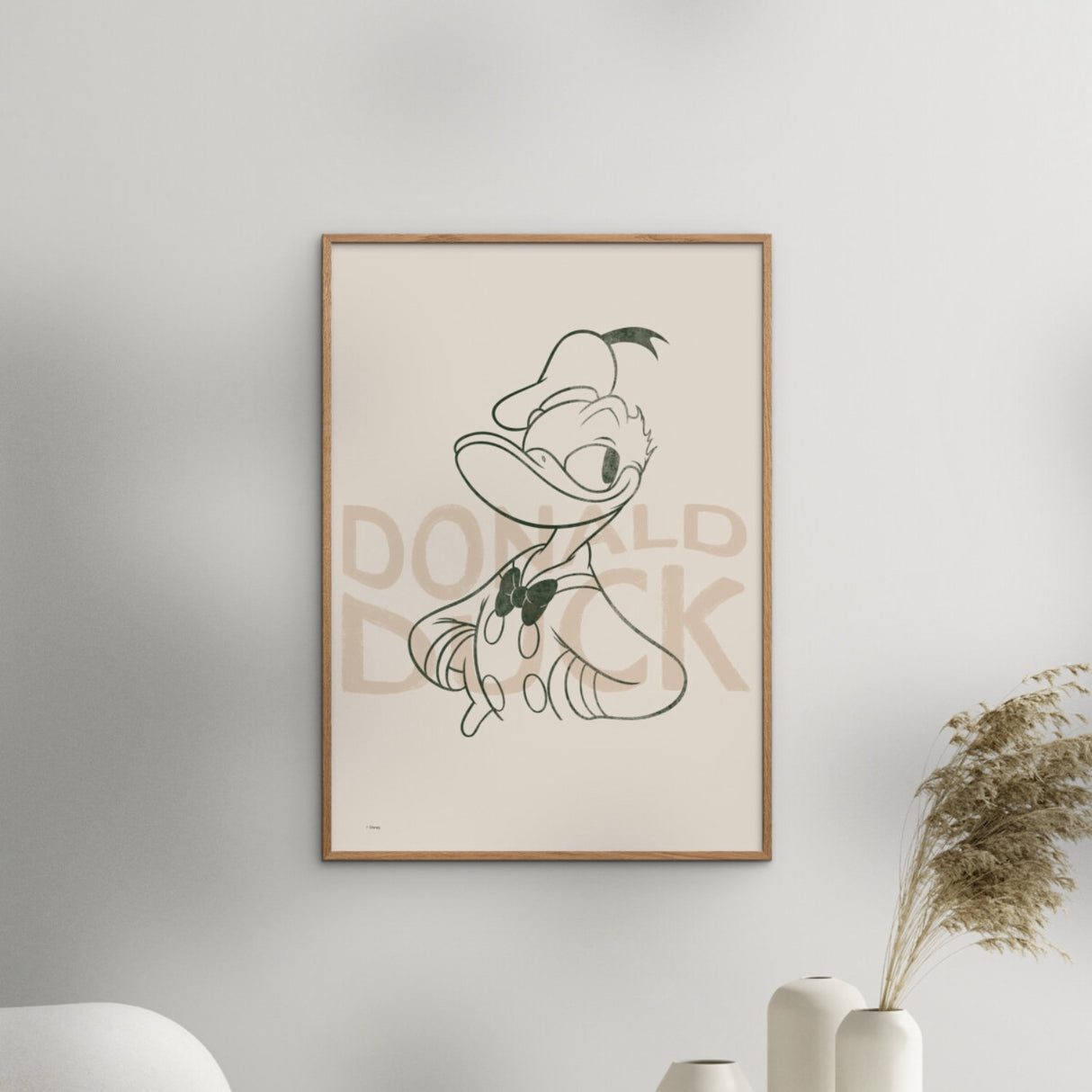 Poster & Frame Disney - Donald Duck Green