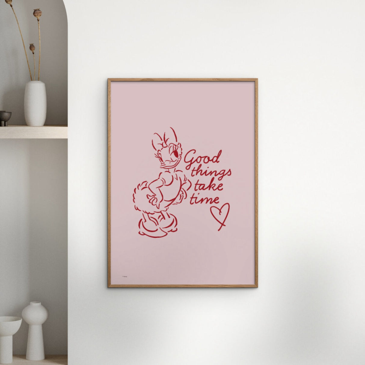 Poster & Frame Disney - Good Things Takes Time