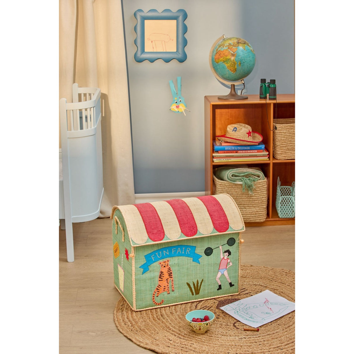 Rice Mint Fun Fair Theme Raffia Toy Kurve 3-Pack