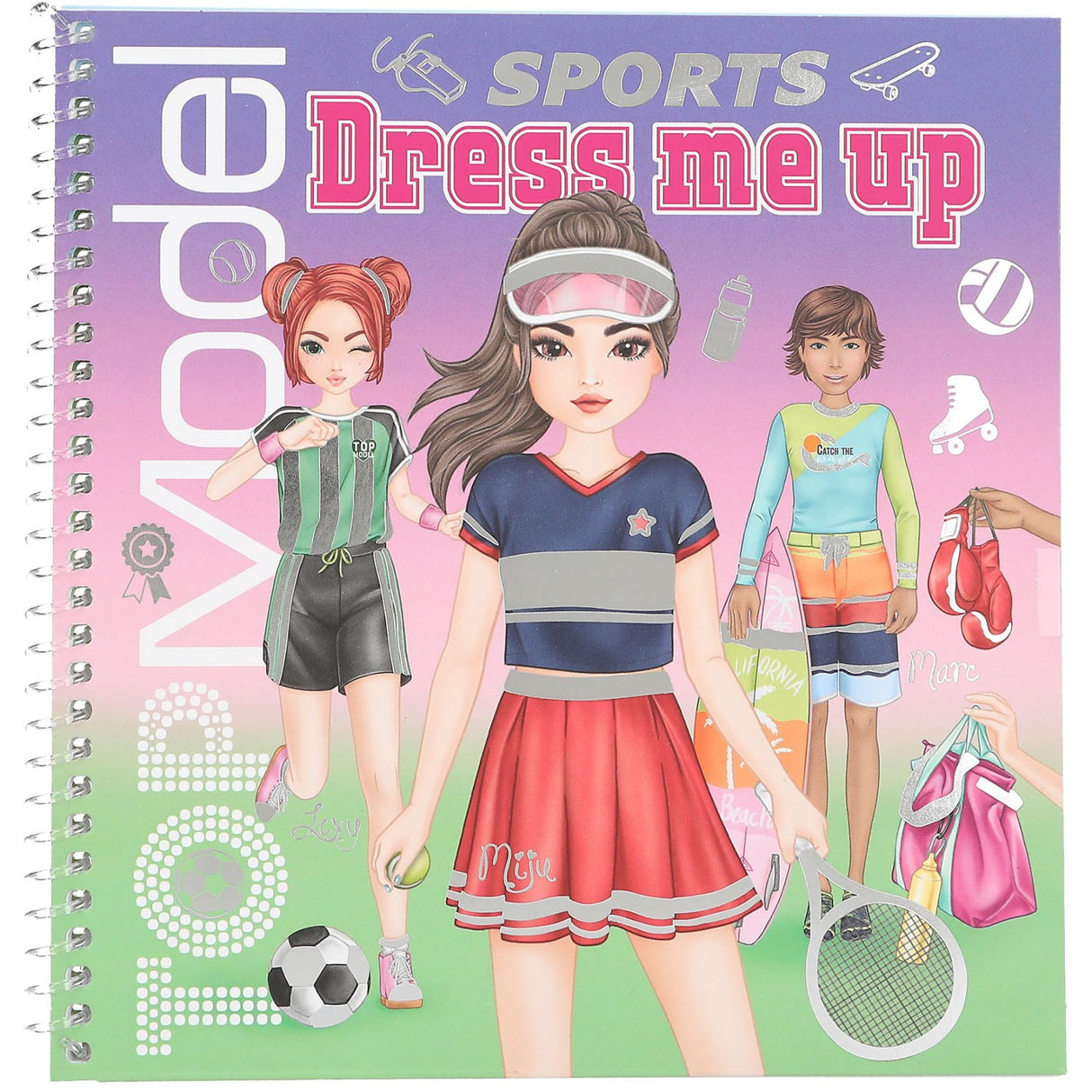 TOPModel Dress Me Up Sport Stickerbog