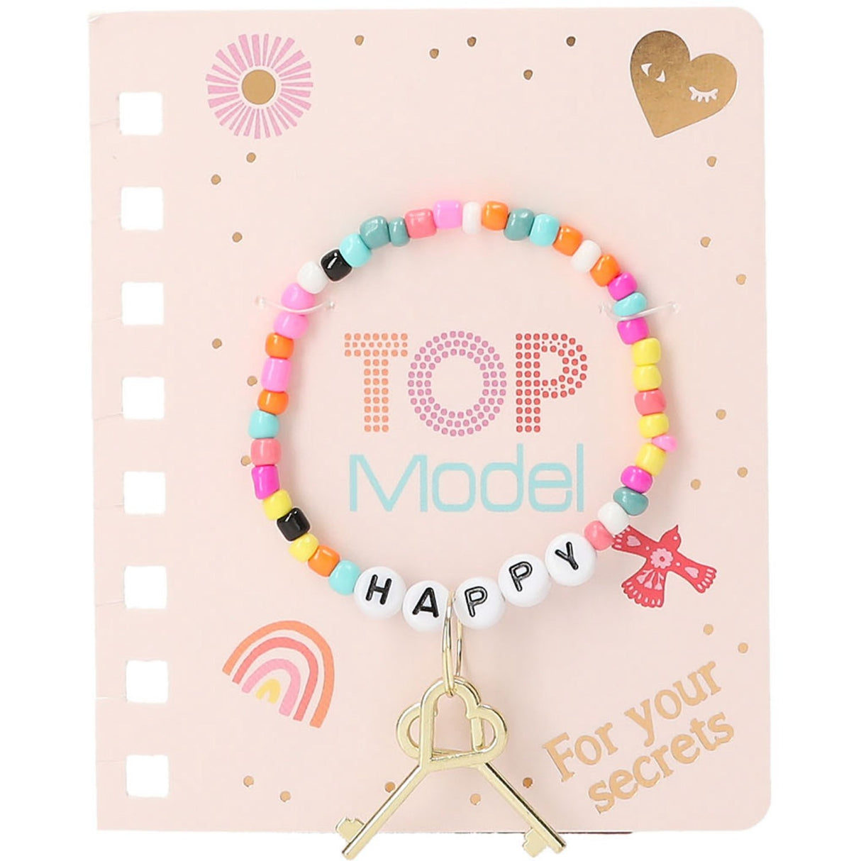 TOPModel Dagbog M/lås Og Armbånd