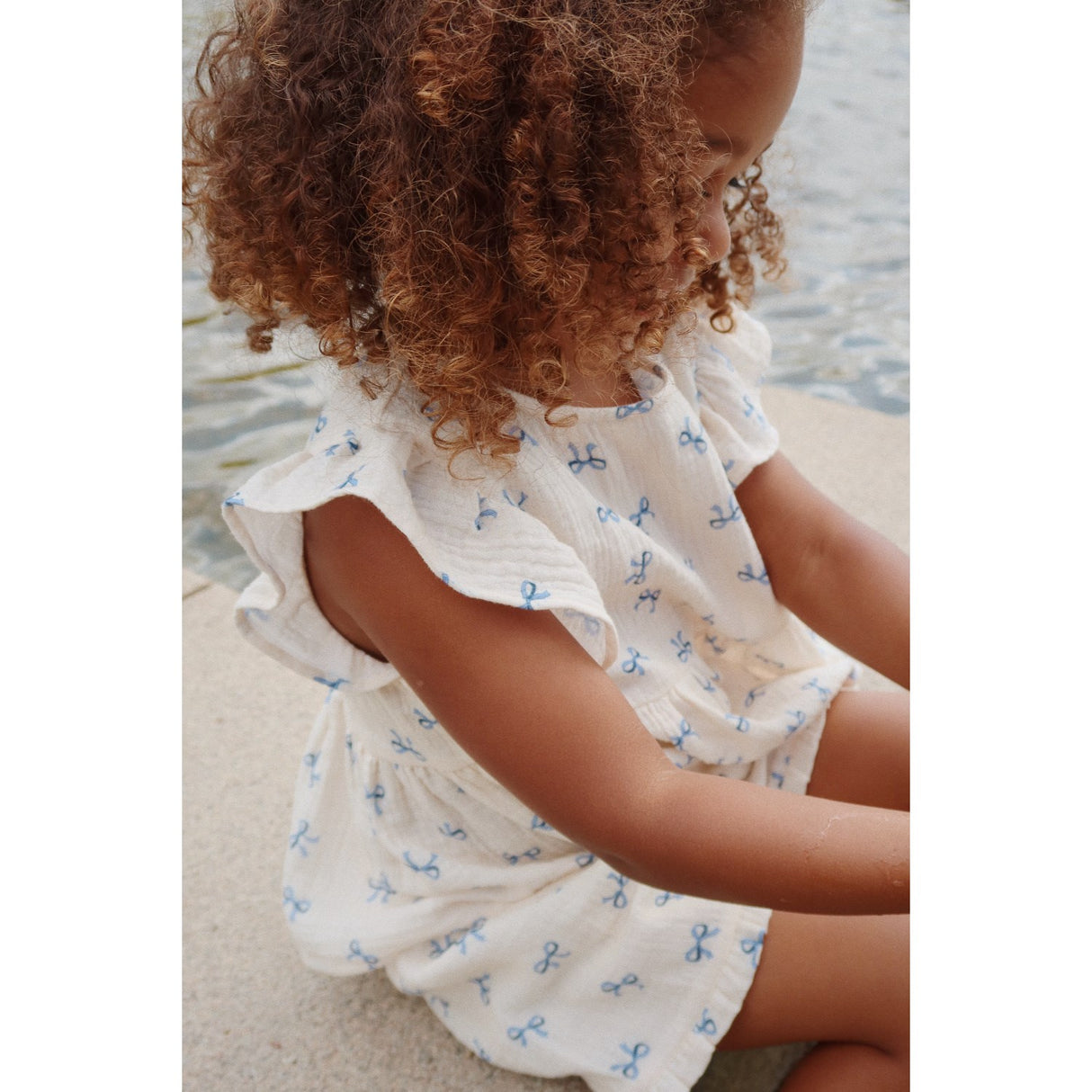 Konges Sløjd Sløjfe Bleu Coco Shorts GOTS