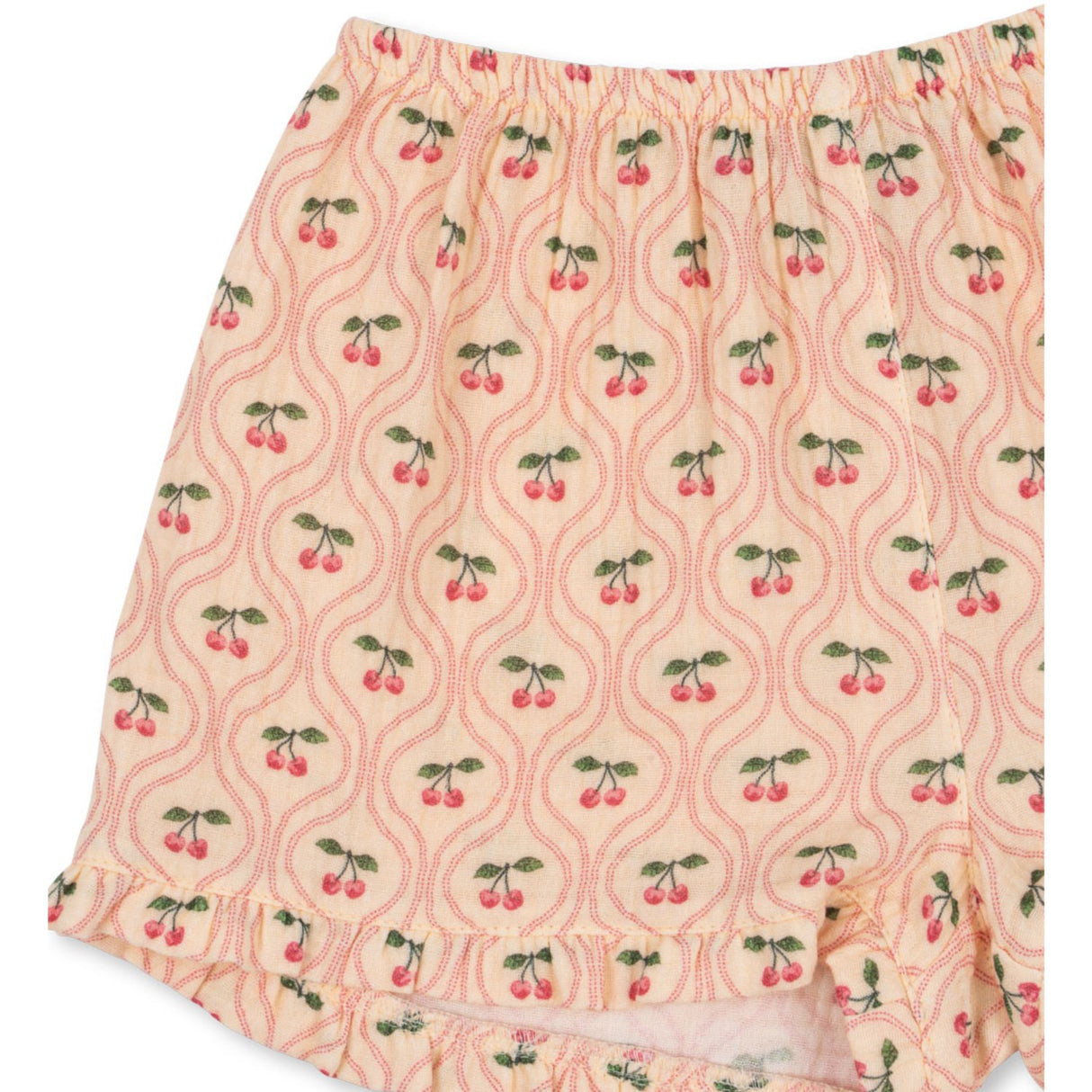 Konges Sløjd Cherry Pink Motif Coco Shorts GOTS