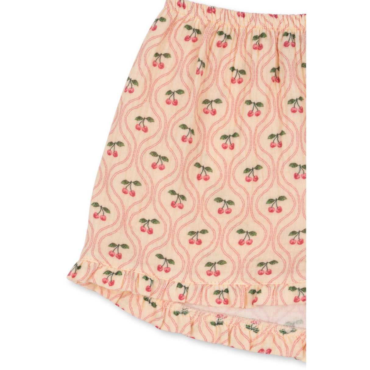 Konges Sløjd Cherry Pink Motif Coco Shorts GOTS