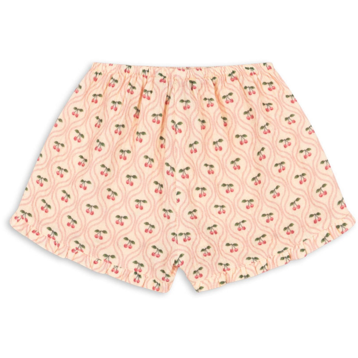 Konges Sløjd Cherry Pink Motif Coco Shorts GOTS