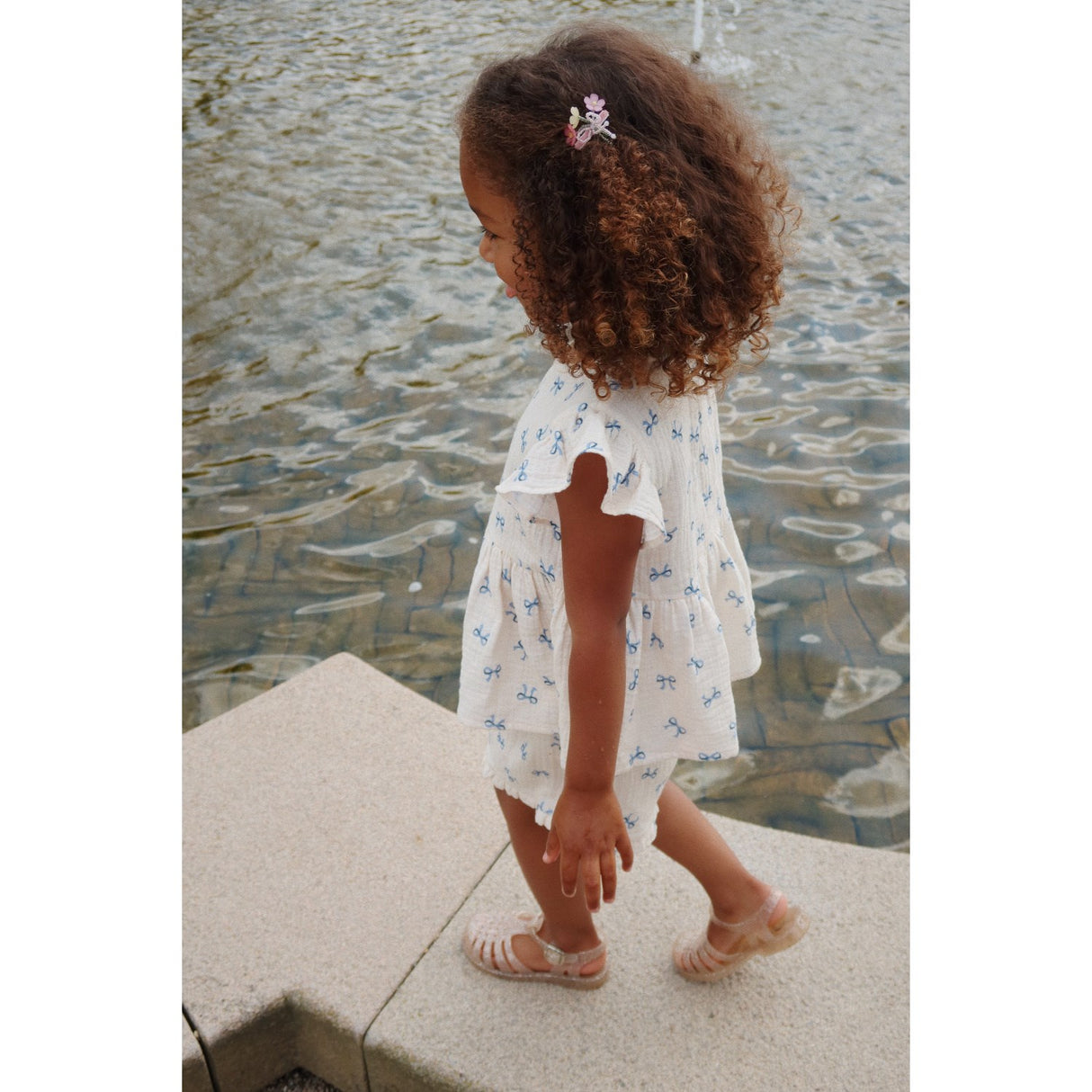 Konges Sløjd Sløjfe Bleu Coco Top GOTS