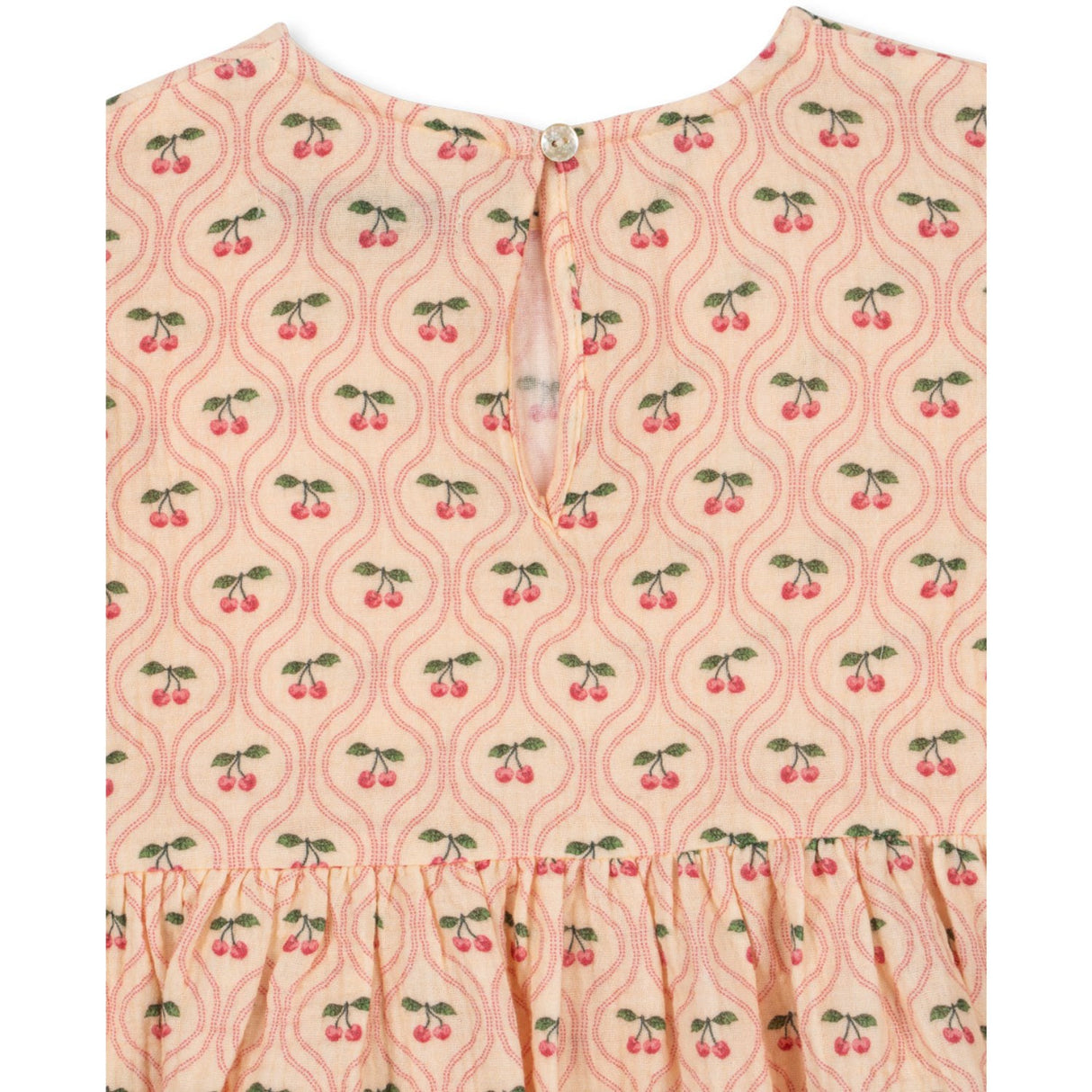 Konges Sløjd Cherry Pink Motif Coco Top GOTS