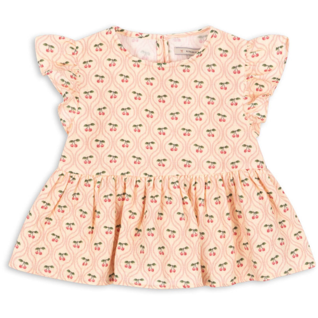 Konges Sløjd Cherry Pink Motif Coco Top GOTS