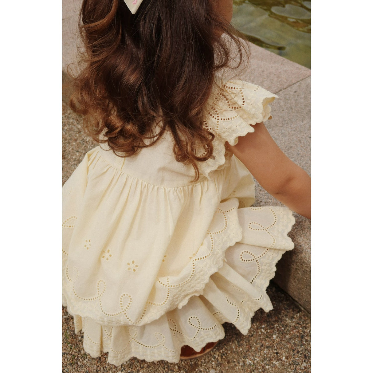 Konges Sløjd Cloud Cream Posey Smock Nederdel