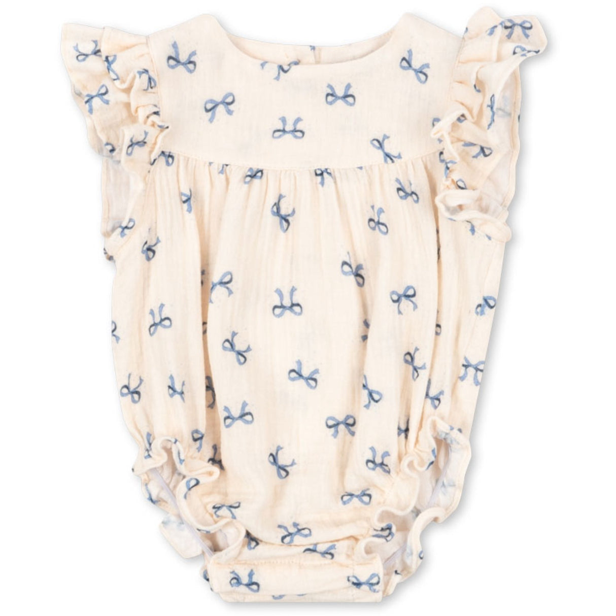 Konges Sløjd Sløjfe Bleu Coco Romper GOTS