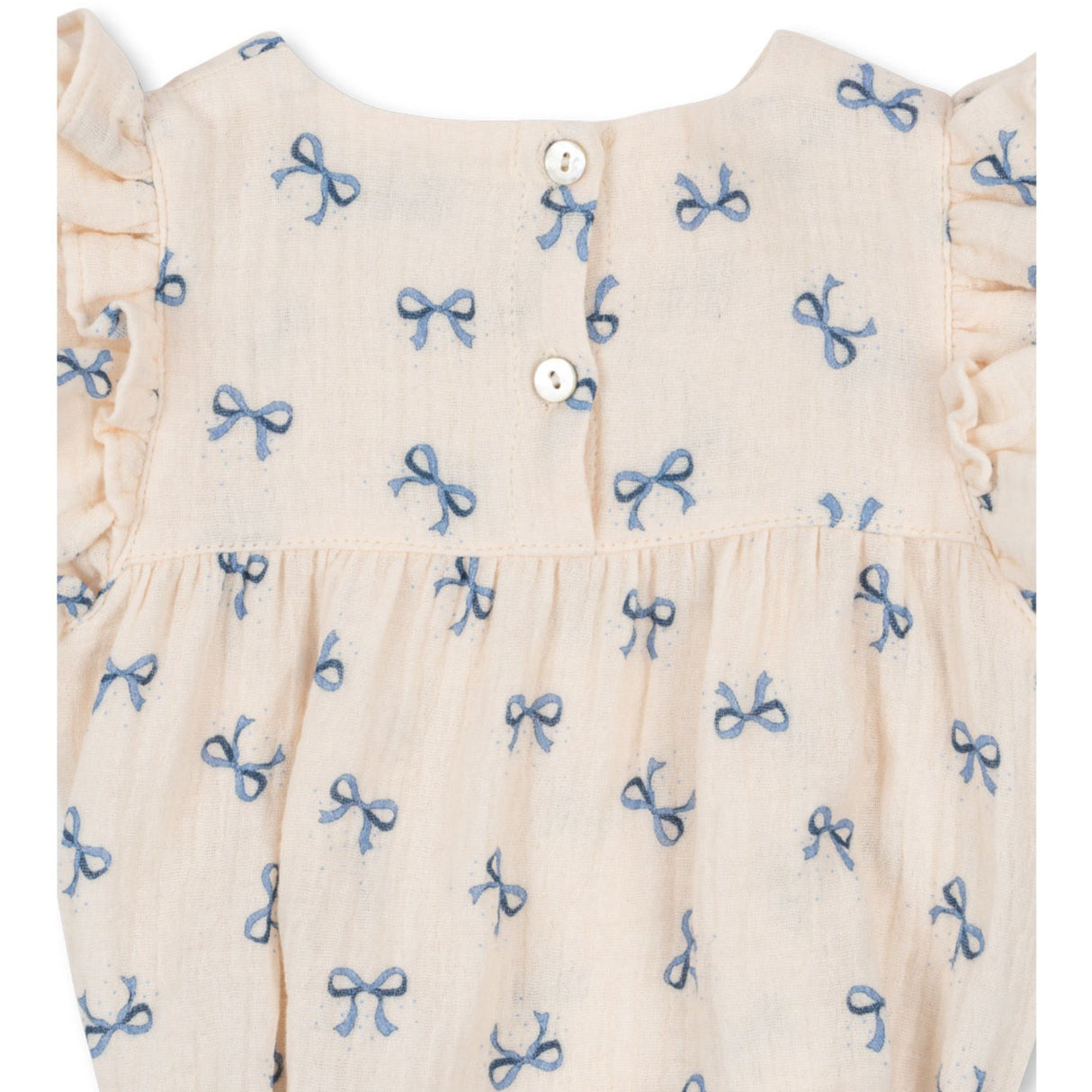 Konges Sløjd Sløjfe Bleu Coco Romper GOTS