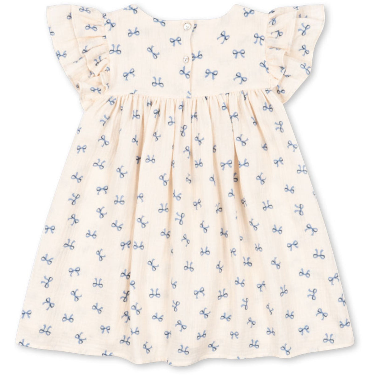 Konges Sløjd Sløjfe Bleu Coco Kjole GOTS