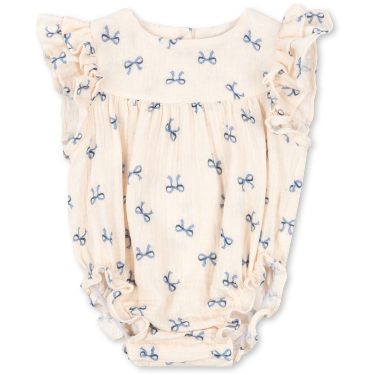 Konges Sløjd Sløjfe Bleu Coco Romper GOTS