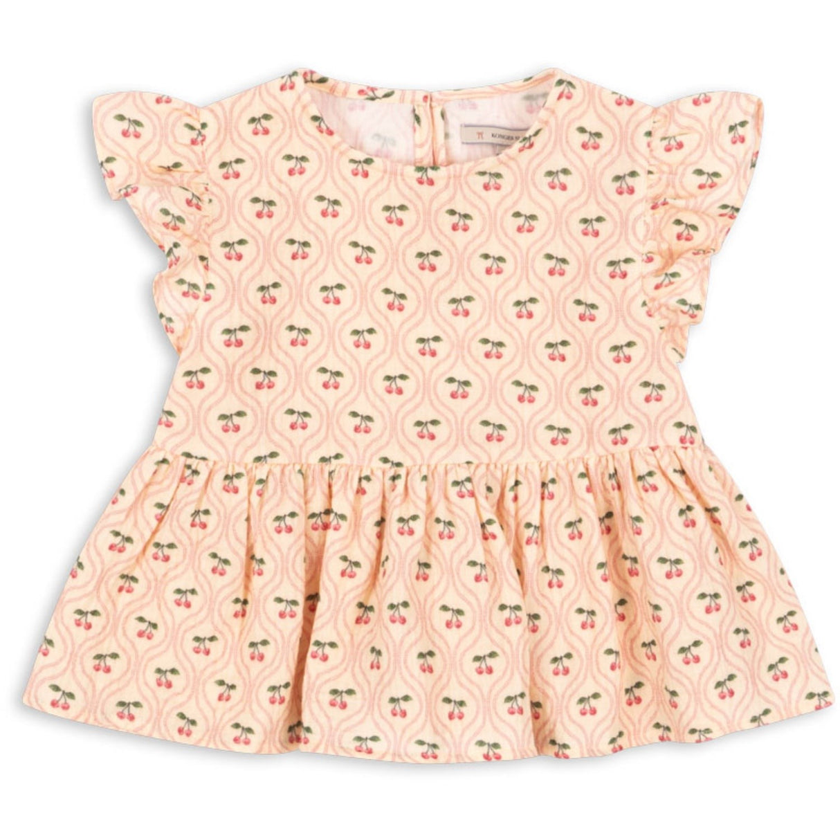 Konges Sløjd Cherry Pink Motif Coco Top GOTS