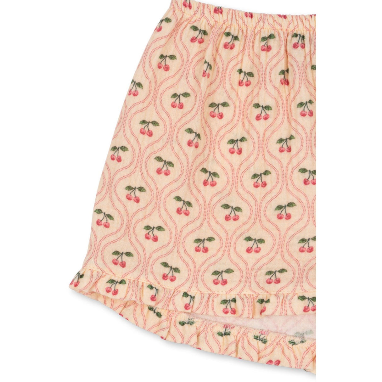 Konges Sløjd Cherry Pink Motif Coco Shorts GOTS