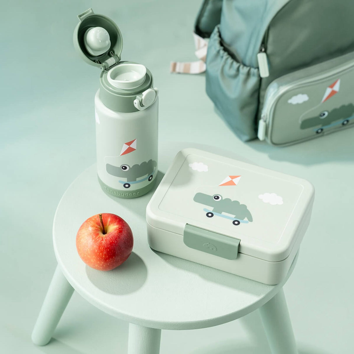 DonebyDeer Green Termoflaske Playground 340 Ml